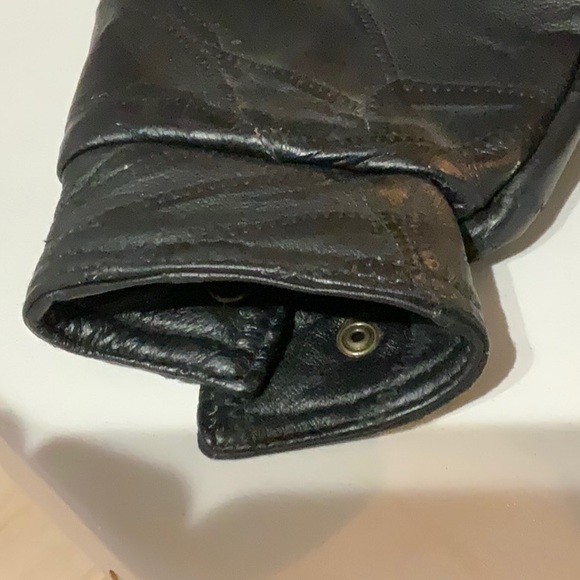 Men’s Leather Patchwork bomb… - Picture 11 of 16